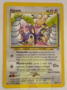 Aipom ® Neo Genesis 26/111 ® Non Comune ® Pokemon ® Italiano ® Good - Bild 1 von 2