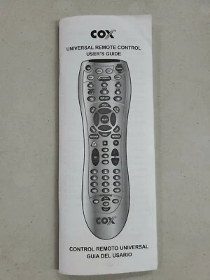 Cox Communications Universal Remote Control User Guide Instructions Only  - Image 1 of 3