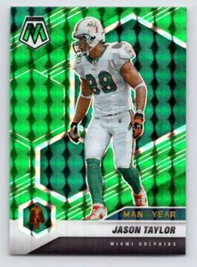 2021 Panini Mosaic #266 Jason Taylor Prizm Green - Picture 1 of 2