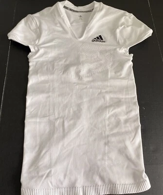 Camiseta de fútbol Adidas Techfit Primeknit para hombre XL blanca ajuste de compresión SIN ETIQUETA Foto 1 de 4