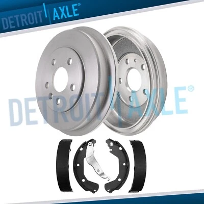 Rear Brake Drums and Premium Brake Shoes Kit for 2012-2019 Chevrolet Sonic Trax - Image 1 of 4
