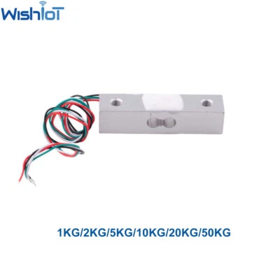 RCMALL Small Load Cell 1/2/5/10/20/50kg Digital Load Cell Weight Sensor 55x12.7x12mm