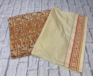 Vintage Sheet 1960s Twin Flat Pillowcase Egyptian - Picture 1 of 3