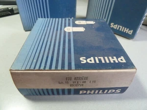 NOS OLD FRANCE PHILIPS 14V SPH 15 E10 AMPOULE FEU AR LIGHTING solex - Picture 1 of 7