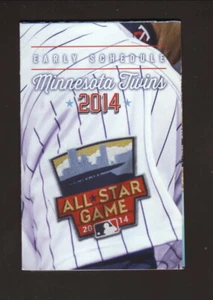 Minnesota Twins--All Star Game Logo--2014 Early Pocket Schedule--Cenex - Picture 1 of 2