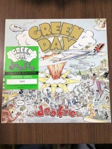 GREEN DAY DOOKIE LP 1994 GREEN VINYL COLORED NUMBERED LIMITED 10000 VERY RARE - Picture 1 of 3