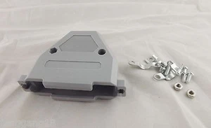 10x D-SUB Plastic Hood Cover Backshell & Screws for D-Sub 37 Pin DB37 DB62 62Pin - Picture 1 of 5