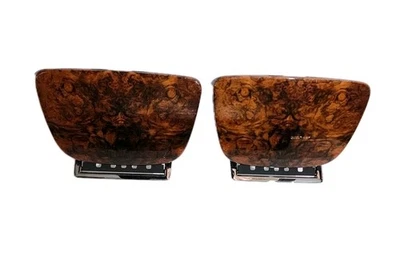 2004-2009 OEM Jaguar X351 XJ8 Vanden Plas Assento Frontal Painel Traseiro Mesas Bandeja de Madeira - Imagem 1 de 4