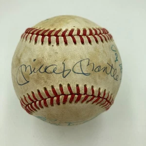 Mickey Mantle & Roger Maris Hall Of Fame Multi Signed Baseball JSA COA - Picture 1 of 10