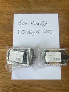 Nuevos Pedales Plegables Brompton - Juego de Pedales Plateados Izquierdo y Derecho - Nuevos en Embalaje - Imagen 1 de 7