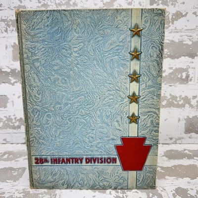 Vintage Historical Pictorial Review 28th Infantry Division WWII 1946 HC History Foto 1 de 4