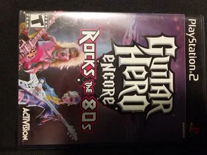 Guitar Hero Encore Rocks the 80s (Playstation PS2) CIB komplett mit Handbuch - Bild 1 von 4