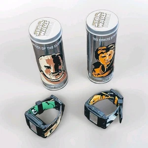 2 relojes coleccionables para niños Star Wars Burger King correa de doble cara - Imagen 1 de 4