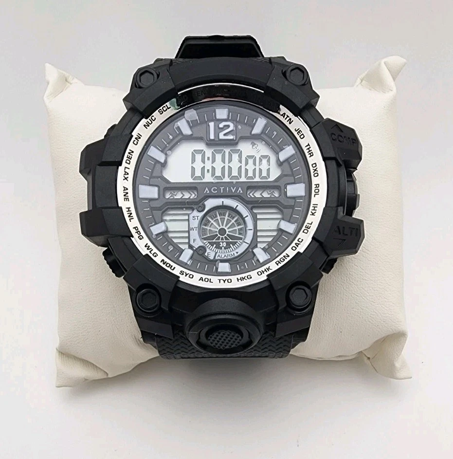 Relógio masculino digital ACTIVA X INVICTA - 52mm ACW432-004 PRETO B42 - Imagem 1 de 4
