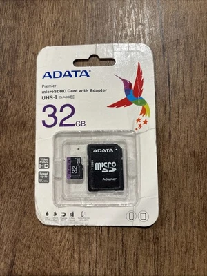 Tarjeta MicroSDHC Adata Premier con Adaptador 32gb UHS-I clase 10 Foto 1 de 4