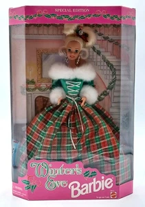 1994 Winter's Eve Barbie Puppe / Christmas Doll / Mattel 13613, NrfB, Ovp - Bild 1 von 7
