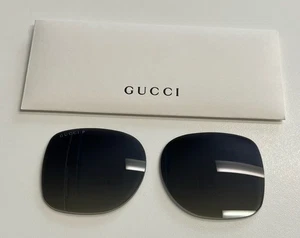 GENUINE GUCCI GG1337S Square GRAY POLARIZED Replacement Lenses 54 mm Authentic - Picture 1 of 2