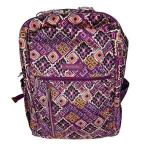 Vera Bradley Dream Diamonds Lightweight Purple 11”X15” Geometric Print Backpack - Picture 1 of 9