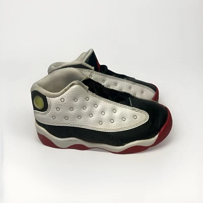 Nike Air Jordan 13 Retro TD Got Game Blanco Negro Rojo Zapatos 414581-112 Talla 9C! Foto 1 de 4