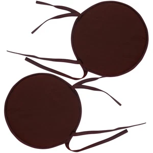 2 Pcs Chair Pad Set Cushion Thickened Fabric Seat Dining Room Cushions - Picture 1 of 11