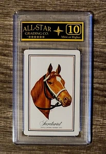 Secretariat Triple Crown WINNER TDC Graded ASG MINT 10 Playing Card - Picture 1 of 1