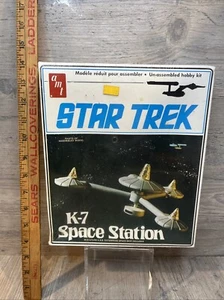 Star Trek Vintage 1976 K-7 Space Station AMT Model Kit Factory Sealed!! - Picture 1 of 7