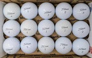 15 Titleist ProV1 White 5A/4A Near Mint Used Golf Balls Pro V1 - Picture 1 of 2