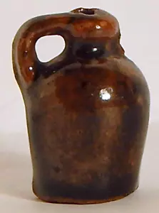LITTLE BROWN JUG VTG MINIATURE MINI STONEWARE BEEHIVE DOLLHOUSE - Picture 1 of 6