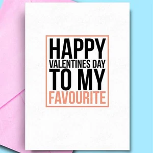 Tarjeta de San Valentín para esposa novio esposo novia divertida descarada divertida - Imagen 1 de 3