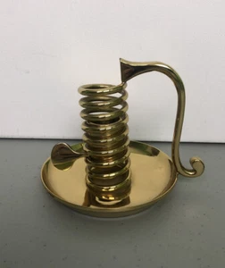 Spiral Adjustable Brass Candle Stick Holder - Bild 1 von 12