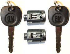 2 NEW Chevy GM OEM Door Lock Cylinder W/2 GM Logo Keys - MADE IN USA