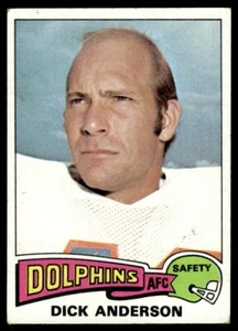Topps Dick Anderson Miami Dolphins 1975 #440 - Imagen 1 de 2