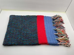 Gehäkelt Strick Handarbeit USA Decke 36"x23,5" Mehrfarbig - Bild 1 von 5