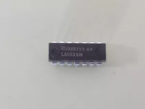 5 PIEZAS Comparador de cuatro voltajes National Semiconductor LM339N IC - Imagen 1 de 4