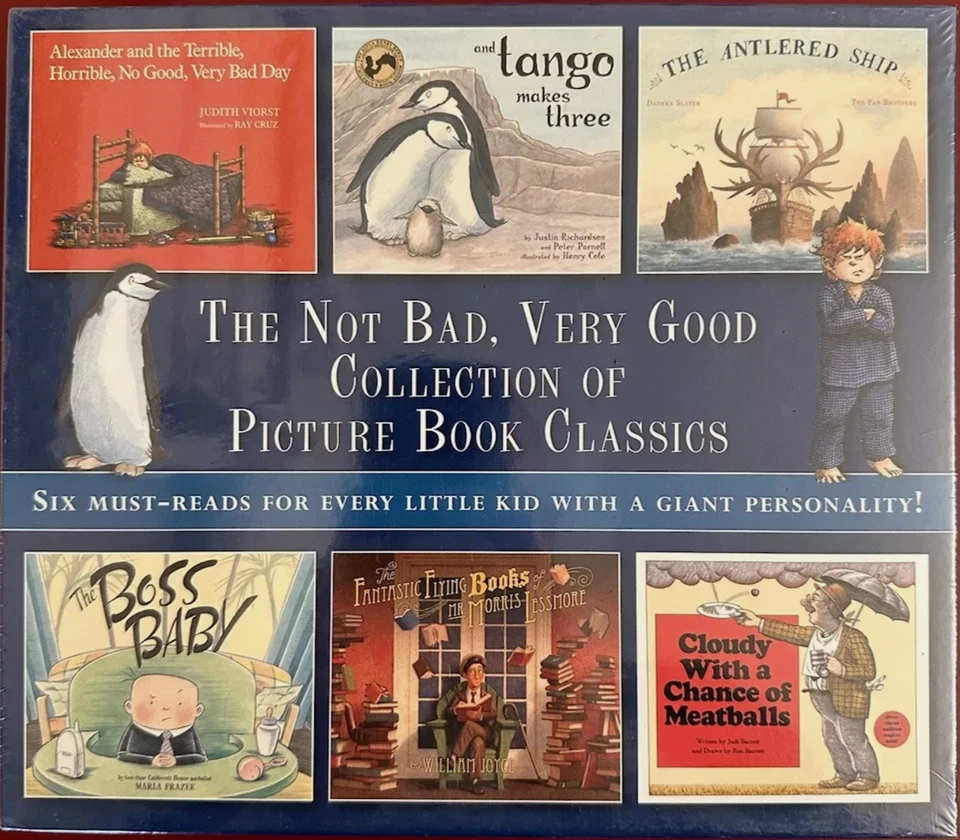 Not Bad, Very Good Collection of Picture Books  NEW  6 Hardcovers Boxed Sealed - Imagem 1 de 1