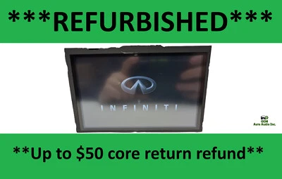 28387-5ZA0A 2016-18 Infiniti QX60 Nissan Pathfinder Navigation Display Screen - Image 1 of 4