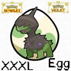 Deino XXXL Shiny Egg Level 1 6IV Jumbo Brand Alpha Size Pokemon Scarlet Purple