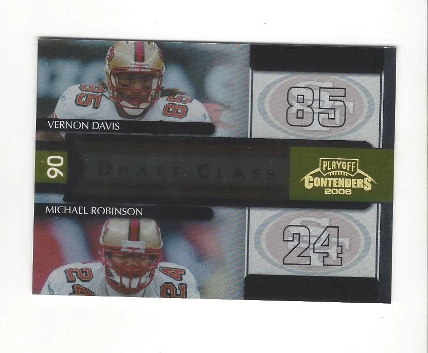 2006 Contenders Football Gold Draft Class Insert Singles xxx/250 - You Choose - Image 1 of 1