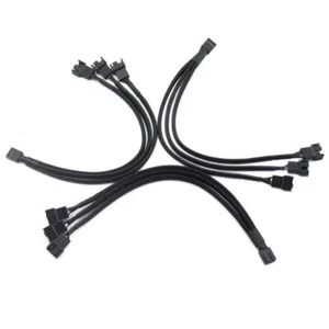 Connector Temperature Control Fan Cable Pwm Extension Cables Computer Fan - Photo 1/16