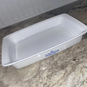 Cazuela tostadora Corning Ware azul aciano P-332 lados rectos lasaña - Imagen 1 de 6