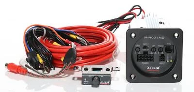 Audio System M-400.1 MD Mono Endstufe 400W + Bass Fernbedienung + Stromkabelsatz - Bild 1 von 4