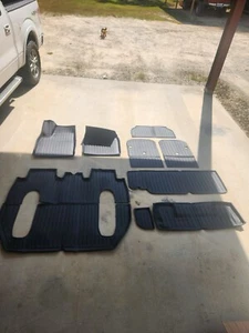 Kingna 10PCS Floor Mats for Tesla Model X 6-Seater Model X 2022-2024 - Picture 1 of 2