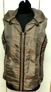 HAJO * elegante Damen Weste * Gr. 38 * Schalkragen * kupfer gold/braun - Bild 1 von 21