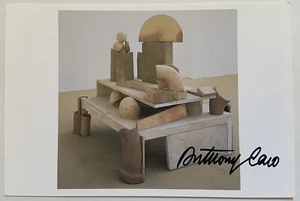 Anthony Caro signiert Kunst Karte Original Unterschrift Signatur Autogramm - Picture 1 of 1