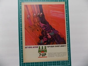 1967 PRINT AD 7 - UP GET REAL ACTION WOMAN SHOTGUN - Picture 1 of 1