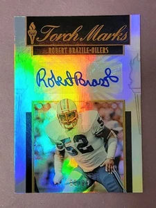Panini Robert Brazile Passing the Torch 2019 autógrafo automático plateado/99 SP HOF - Imagen 1 de 2