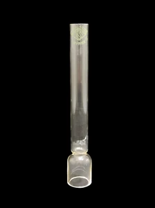 Boccia per lume di vetro Tubo ricambio lampada a olio paralume petrolio foro 3,9 - Zdjęcie 1 z 10