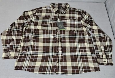 Alpine Design Flannel Shirt Men's Size XXL 2XL Briar Plaid/ Rich Walnut - Image 1 of 4
