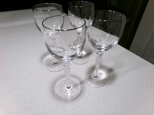 Waterford Carleton Platin Menge 4 Wasserkelche - Bild 1 von 3
