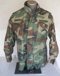 Vtg US Army issue Cold Weather Camo Coat / Jacket Size Medium Alpine Industries - Picture 1 of 8
